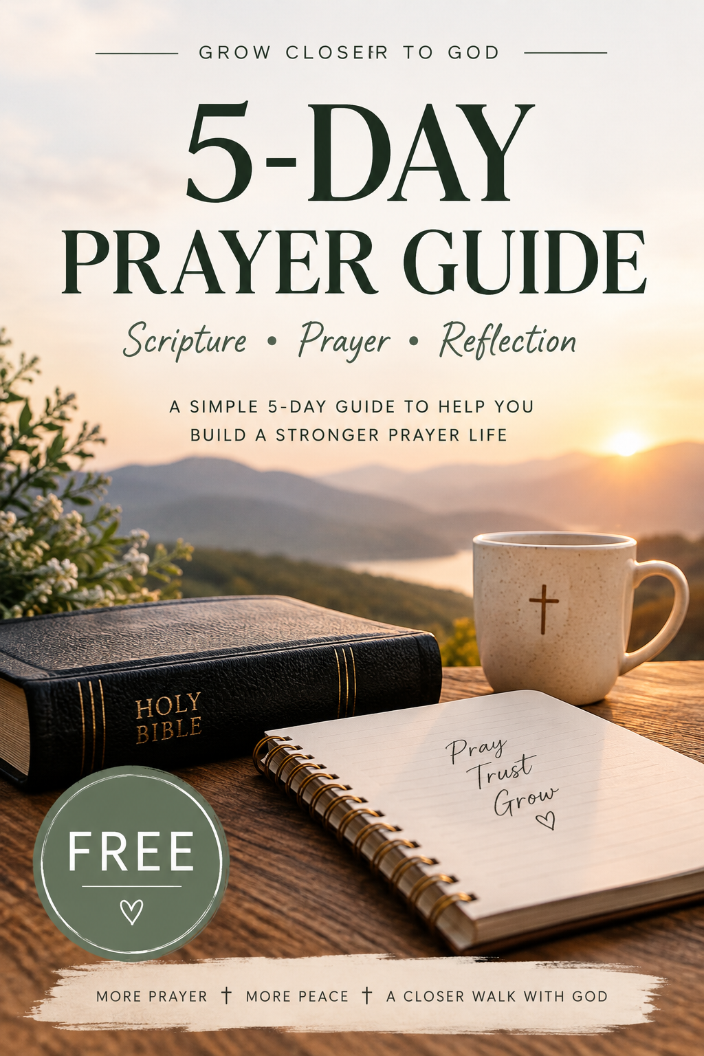 5-Day Prayer Guide — Free Christian Printable